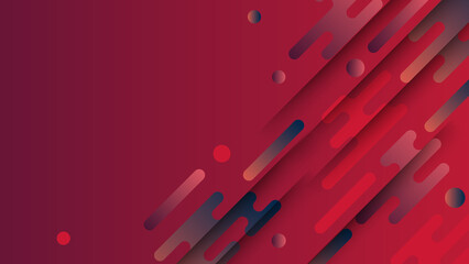 Abstract red background. Vector abstract graphic design banner pattern presentation background web template.