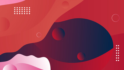 Abstract red background. Vector abstract graphic design banner pattern presentation background web template.