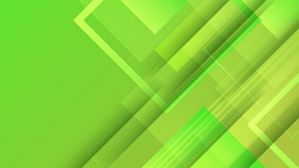 Abstract green background. Vector abstract graphic design banner pattern presentation background web template.