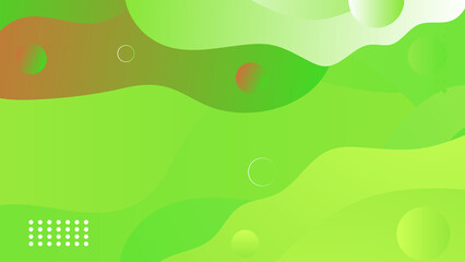 Abstract green background. Vector abstract graphic design banner pattern presentation background web template.