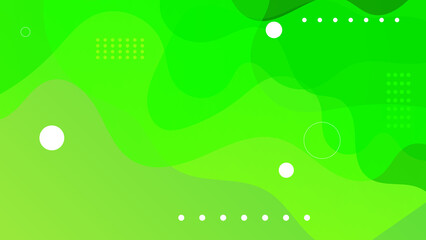 Abstract green background. Vector abstract graphic design banner pattern presentation background web template.