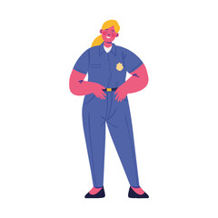 police woman profession