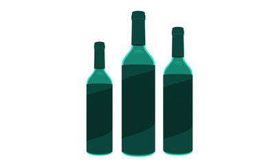 picture of three bottles of different sizes