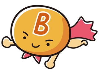 Bのキャラクター(ビタミンB、ビオチンなど)