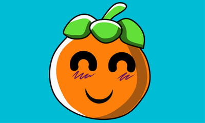 illustration of an fruits with smile
