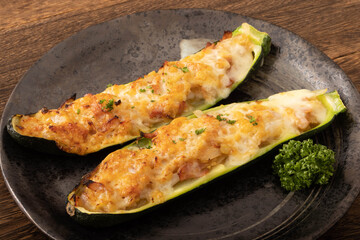 ズッキーニのチーズ焼き