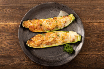 ズッキーニのチーズ焼き