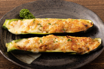 ズッキーニのチーズ焼き