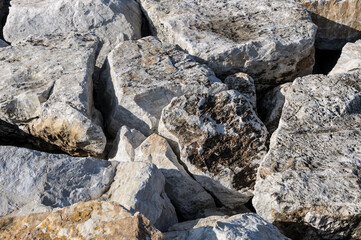 close up detail of rock surface for texture creation purposes