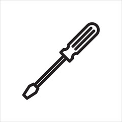 screwdriver icon vector design template