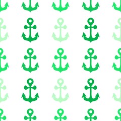 Summer sea anchors seamless pattern for fabrics and clothes and wrapping paper and linens and kids and travel notebooks