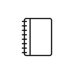 Isolated line vector icon from sketchbook