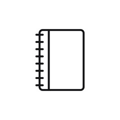Isolated line vector icon from sketchbook