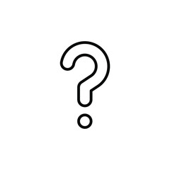 Question icon, question mark icon symbol vector illustration.