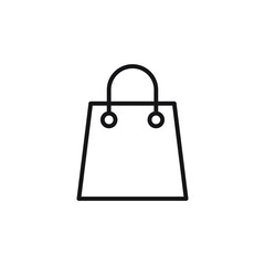 bag icon logo template. shopping bag icon