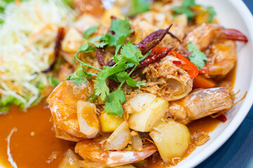 Stir Fried Shrimp with Tamarind Sauce