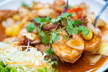 Stir Fried Shrimp with Tamarind Sauce