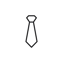 Tie Icon in trendy flat style isolated on gray background. Tie symbol for your website design, logo, app, UI. Vector illustration