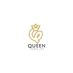 Obraz premium king letter q logo vector