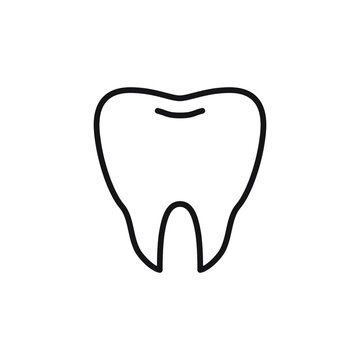 Tooth healthy icon, clean tooth, dentistry symbol, care, dentist icon, medical sign