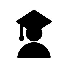 education graduation student university icon