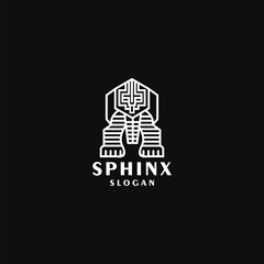 Sphinx logo design icon template