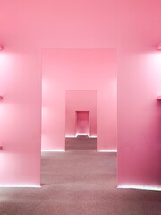 pink wall