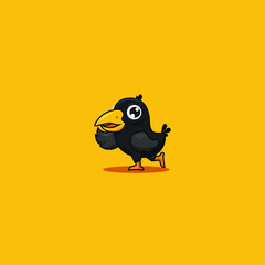 Toucan simple character vector design