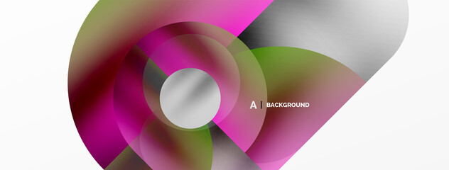 Digital web futuristic template. Circle composition abstract background. Vector Illustration For Wallpaper, Banner, Background, Card, Book Illustration, landing page