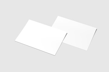 Landscape flyer mockup