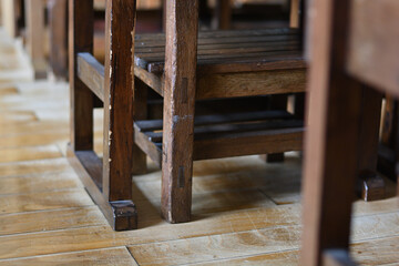 日本の古い教室の風景