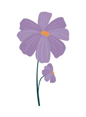 violet flowers icon