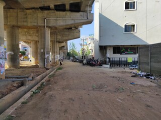 street in under the bridge