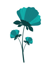 green flowers icon