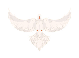 dove with open wings