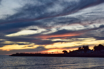 Atardecer bahia Miramar, Guaymas