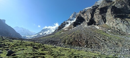 landscape in the dolomites