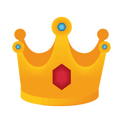 crown with gems
