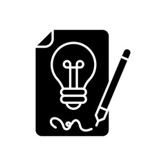 Copywriting icon in vector. Logotype