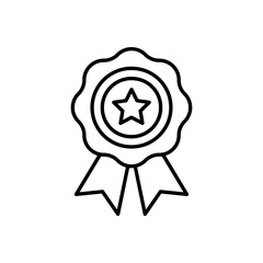 Rank Badge icon in vector. Logotype