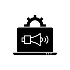 Advertising System icon in vector. Logotype