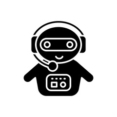 Chatbot icon in vector. Logotype