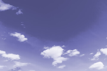 Fototapeta premium Purple,veri peri sky,Dusk clouds in the evening,idyllic purple peaceful nature landscape background.