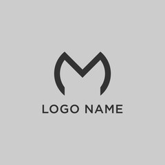 M Letter Logo Template  Vector