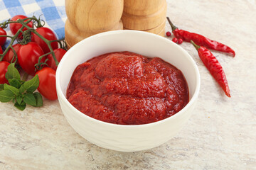 Natural organic pure tomato pasta