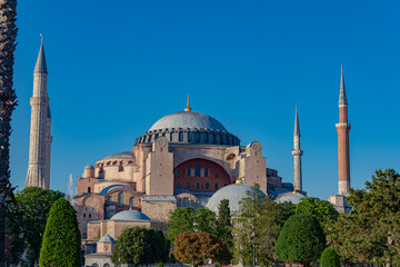 Fototapeta na wymiar The Blue Mosque, Sultanahmet Camii, Istanbul, Turkey