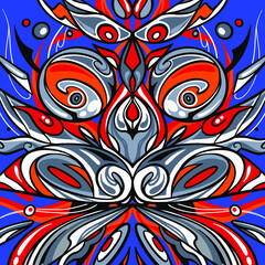 Abstract art symmetry illustration shape object vector design organic