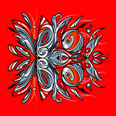 Abstract art symmetry illustration shape object vector design organic