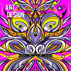 Abstract art symmetry illustration shape object vector design organic