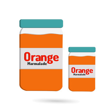 Orange marmalade jam icon cartoon vector illustration best for your decoration images